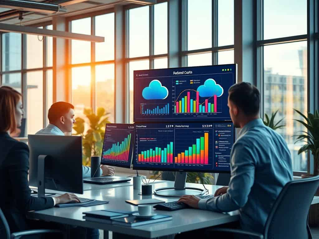 Reduced costs and operational efficiency through cloud computing