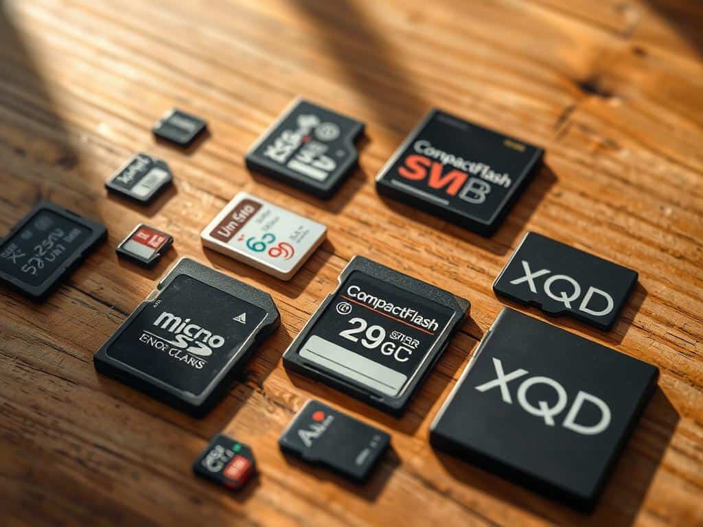 types of memory cards