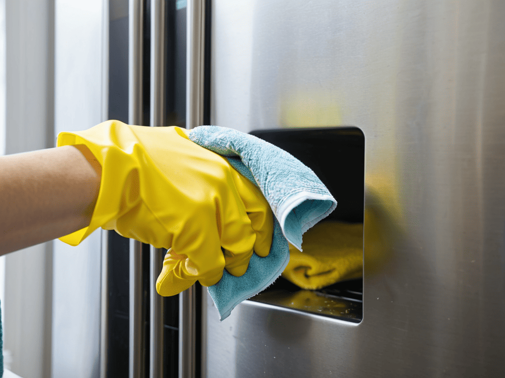 Cleaning stainless steel appliances properly