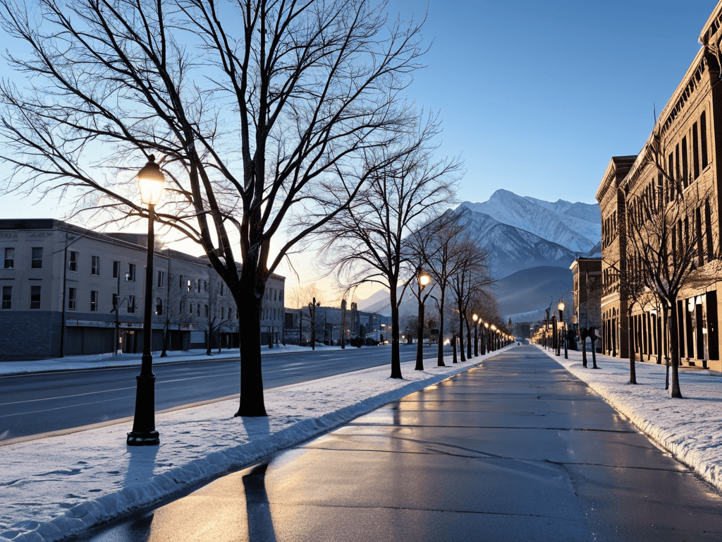 Reflections on Winter's Tale landscape