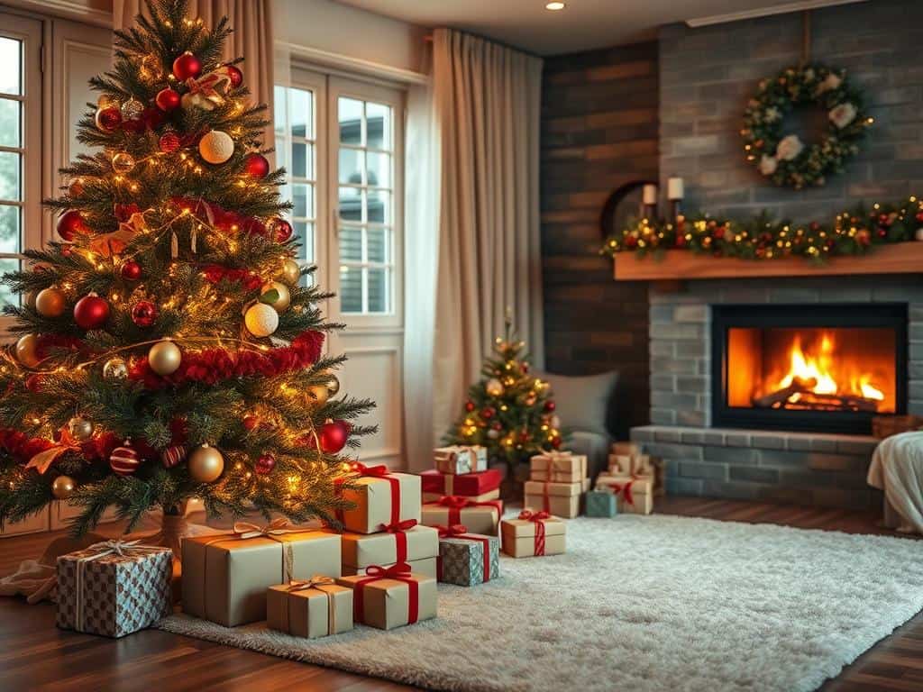 Christmas tree photoshoot