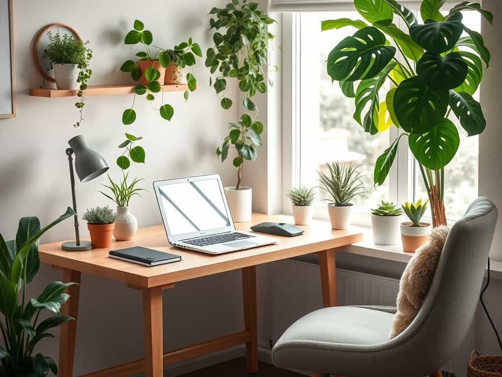 Work-from-home setup shots