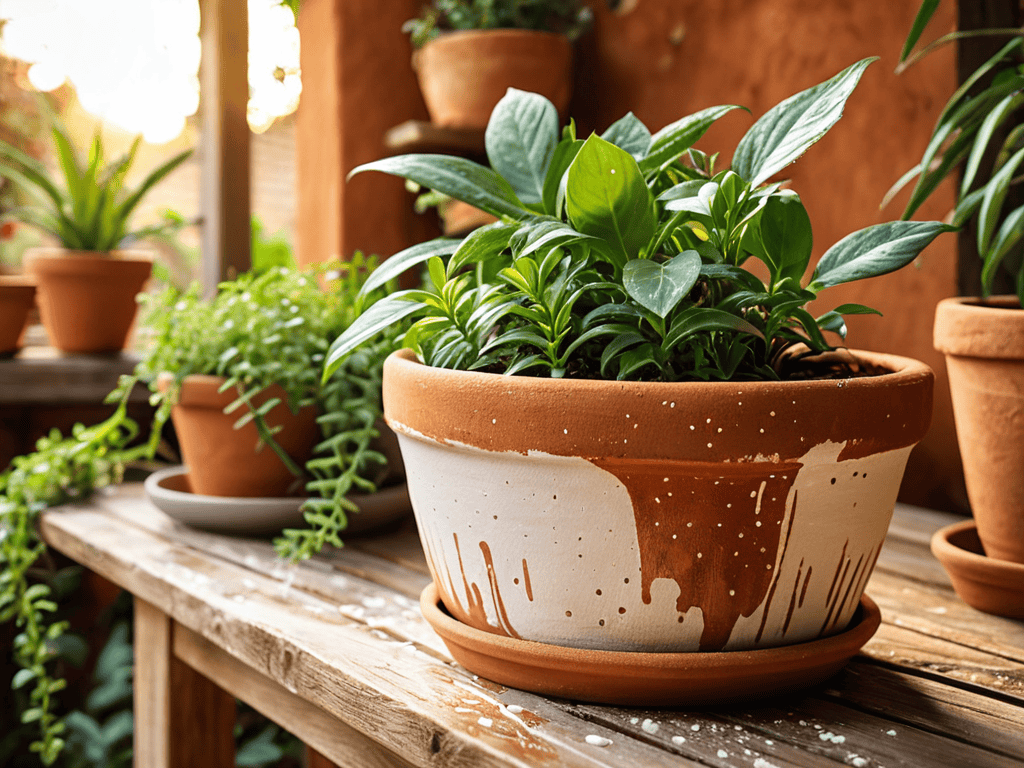 Trash to Terracotta paint hack