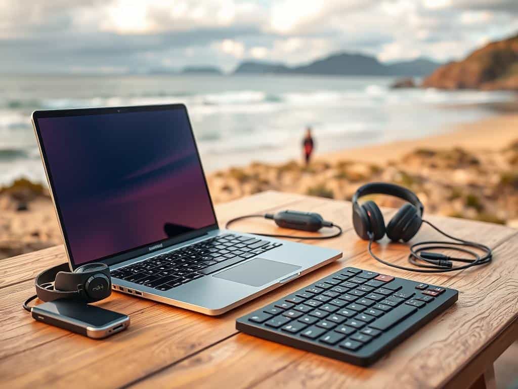 Digital nomad tech