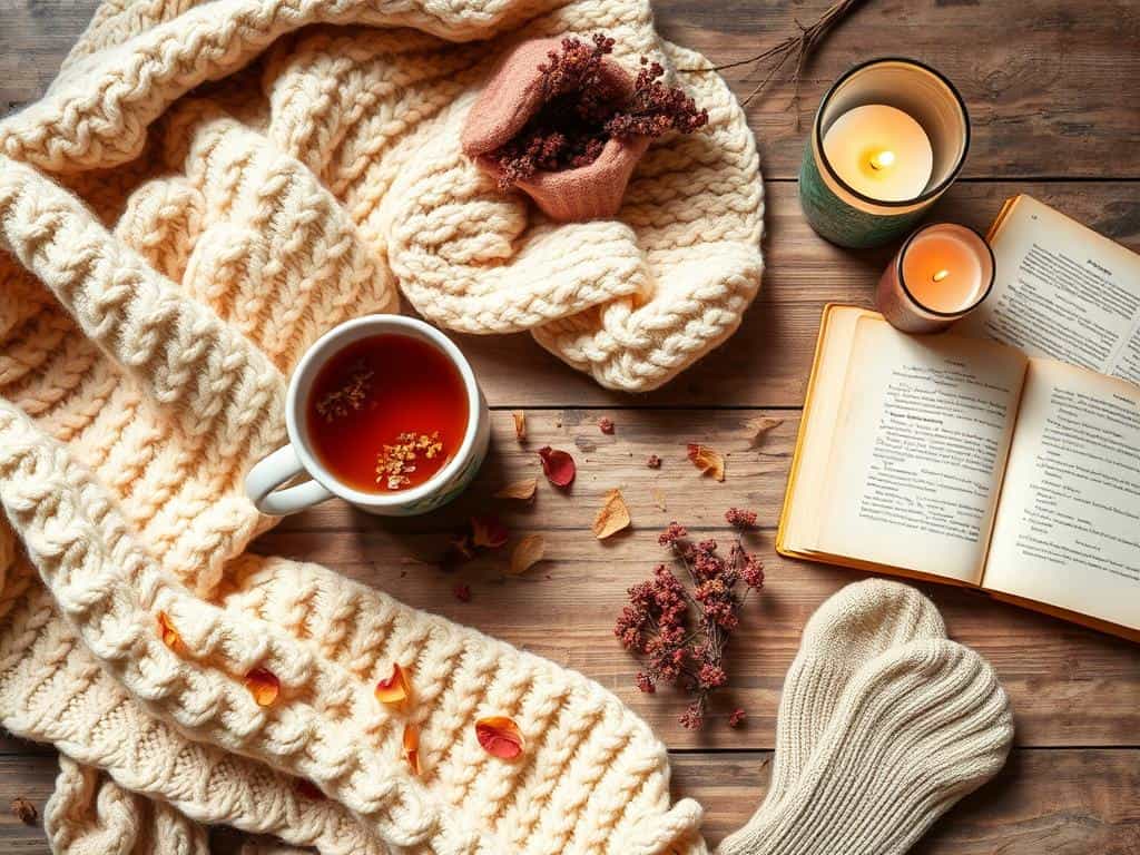 cozy photography props