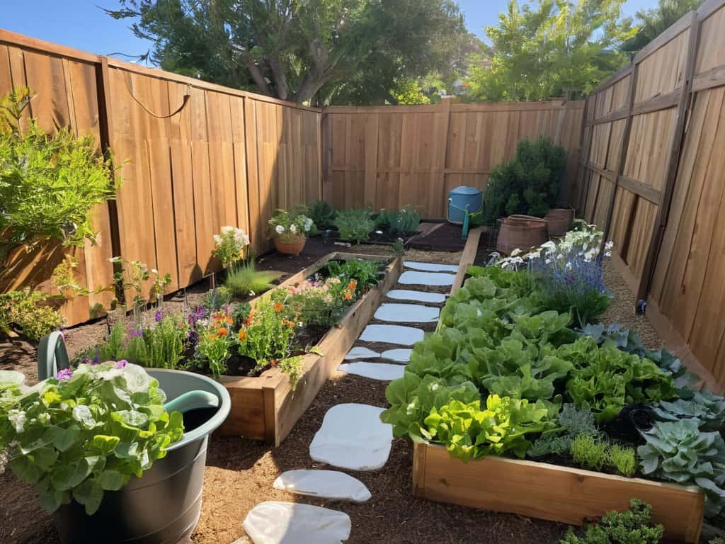 Greywater recycling for home gardens system