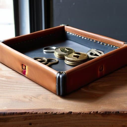 The Final Stitch: Brooklyn leather valet tray