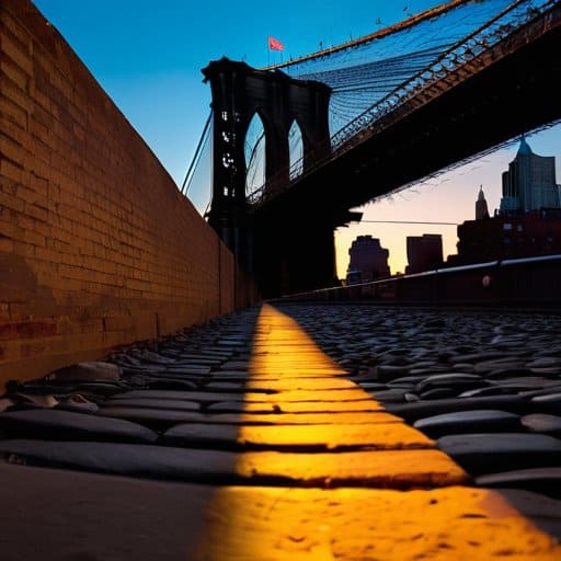 Wrapping It All Up: awe-filled Brooklyn street