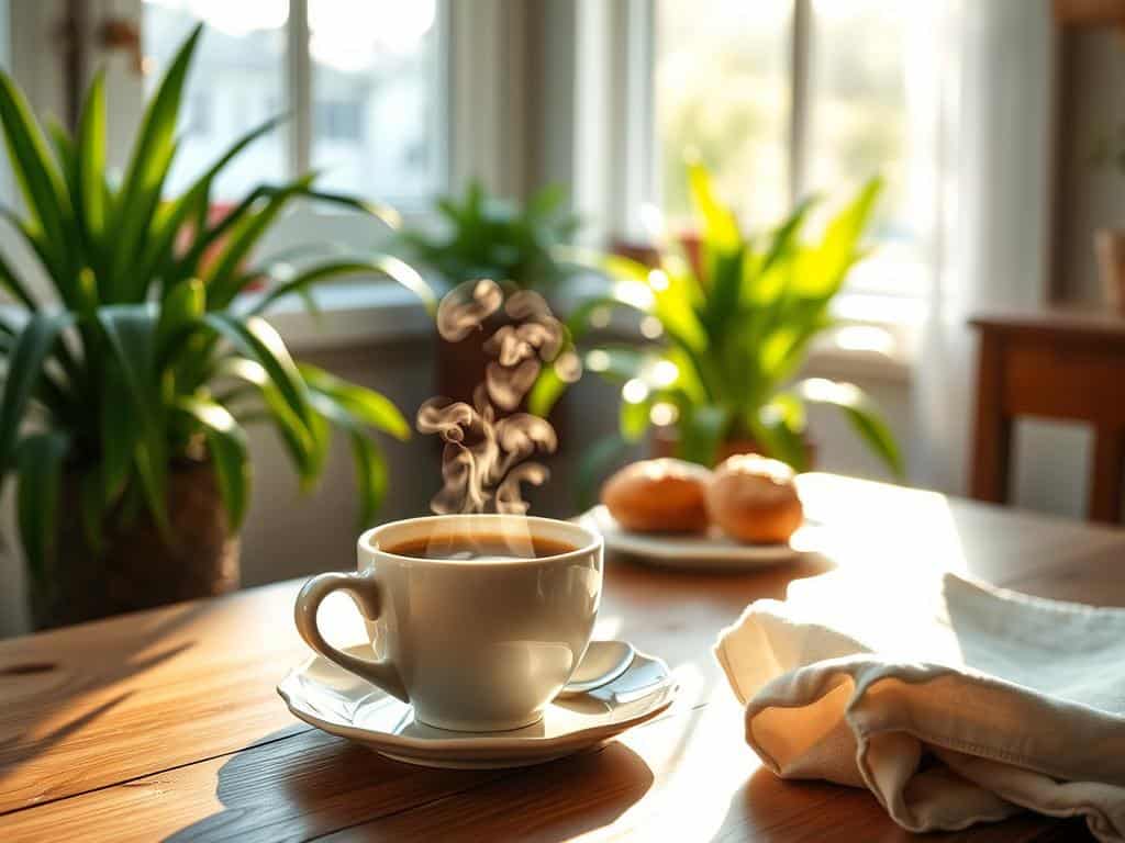 Morning coffee shots