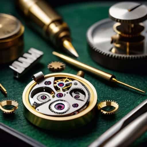 Restoring a vintage mechanical watch guide.