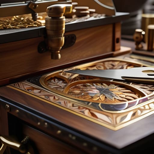 Designing Marquetry Boulle Sawing Layouts.