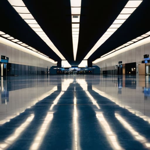 Liminal Space Romanticization in empty architecture.