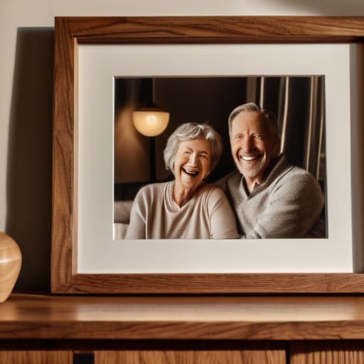 How to frame family photos effectively.
