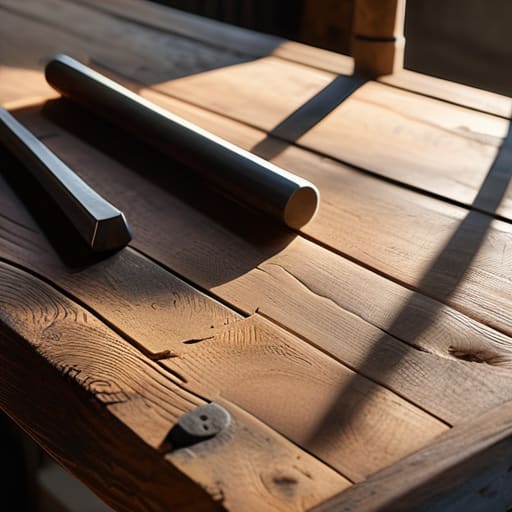 Making a workbench from a door.
